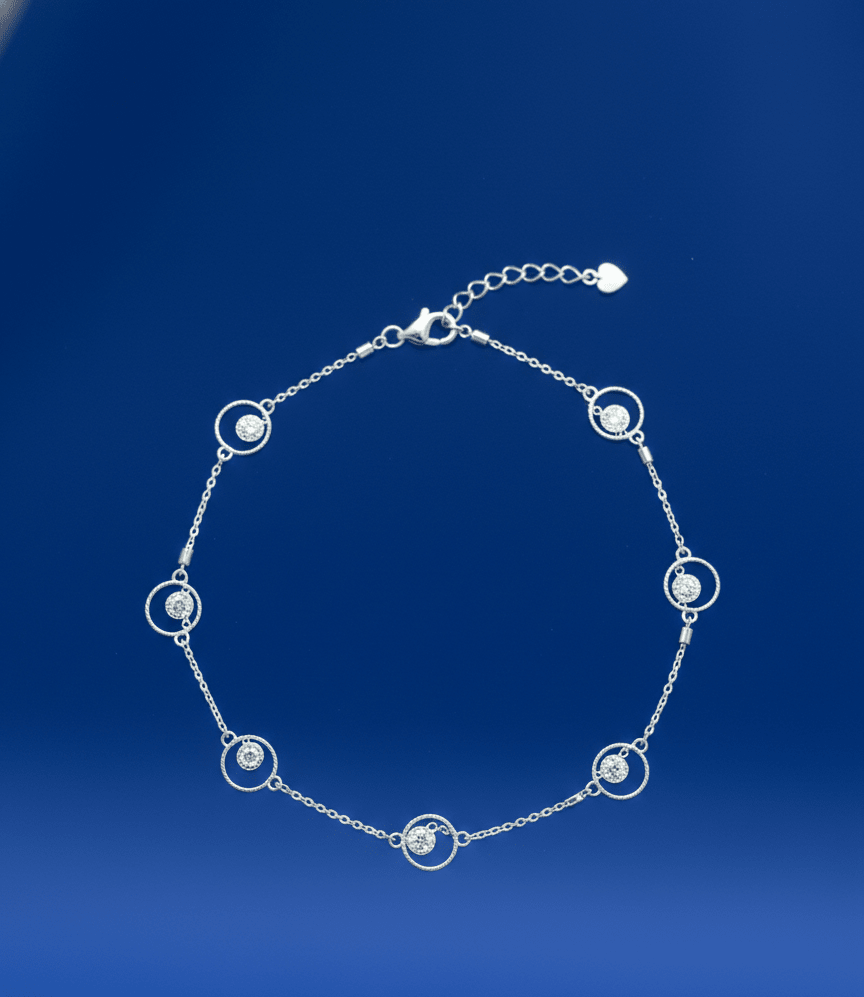 Silver Calm Crest Bracelet| RVB-24