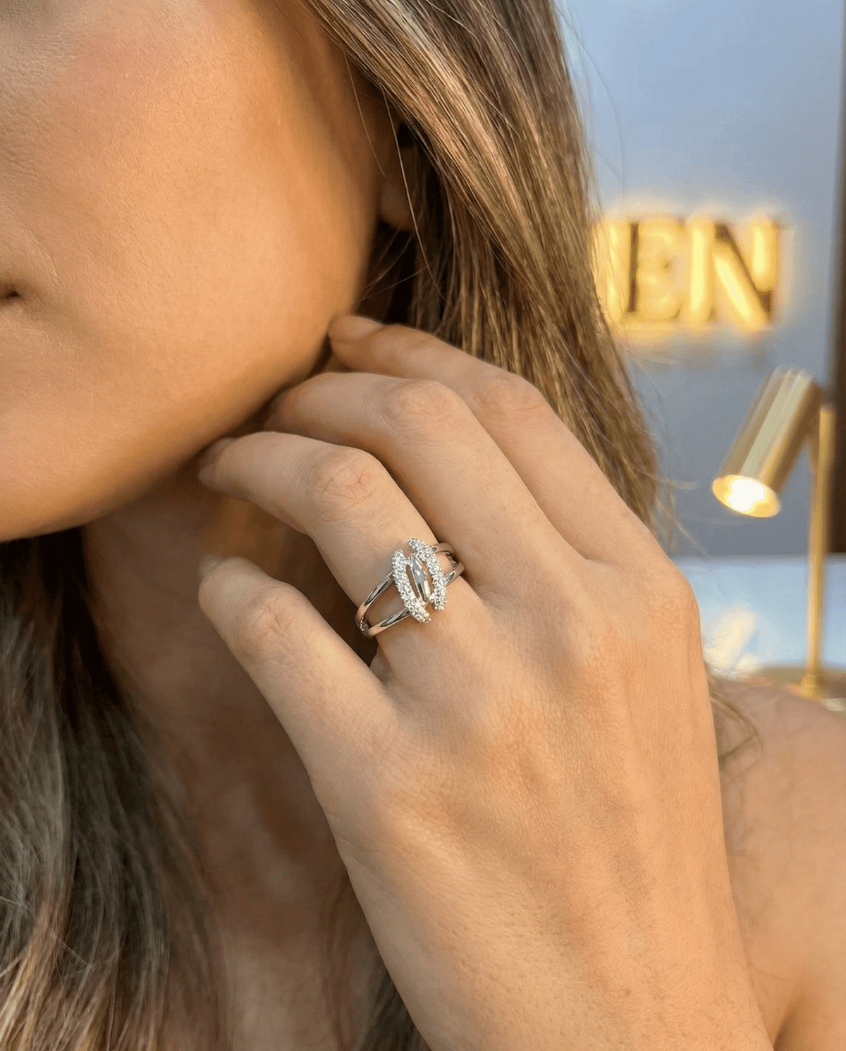 Silver Celeste Royale Ring | RVR-17
