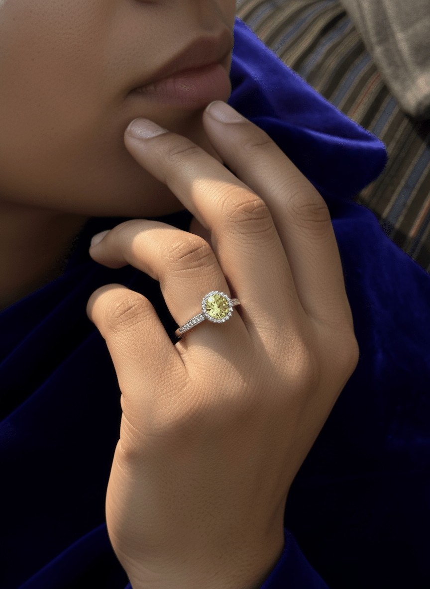 Silver Citrine Ascend Ring | RVR-12