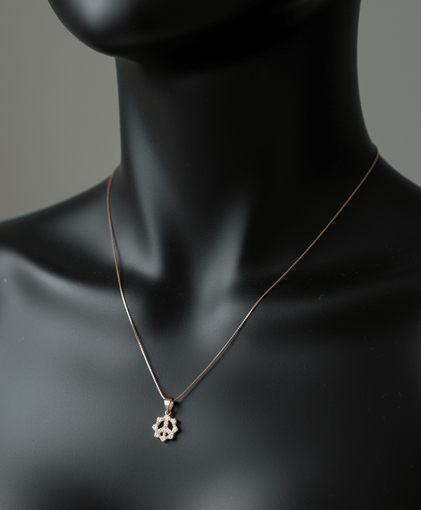 Silver Cosmic Dewfall Pendant | RG-34