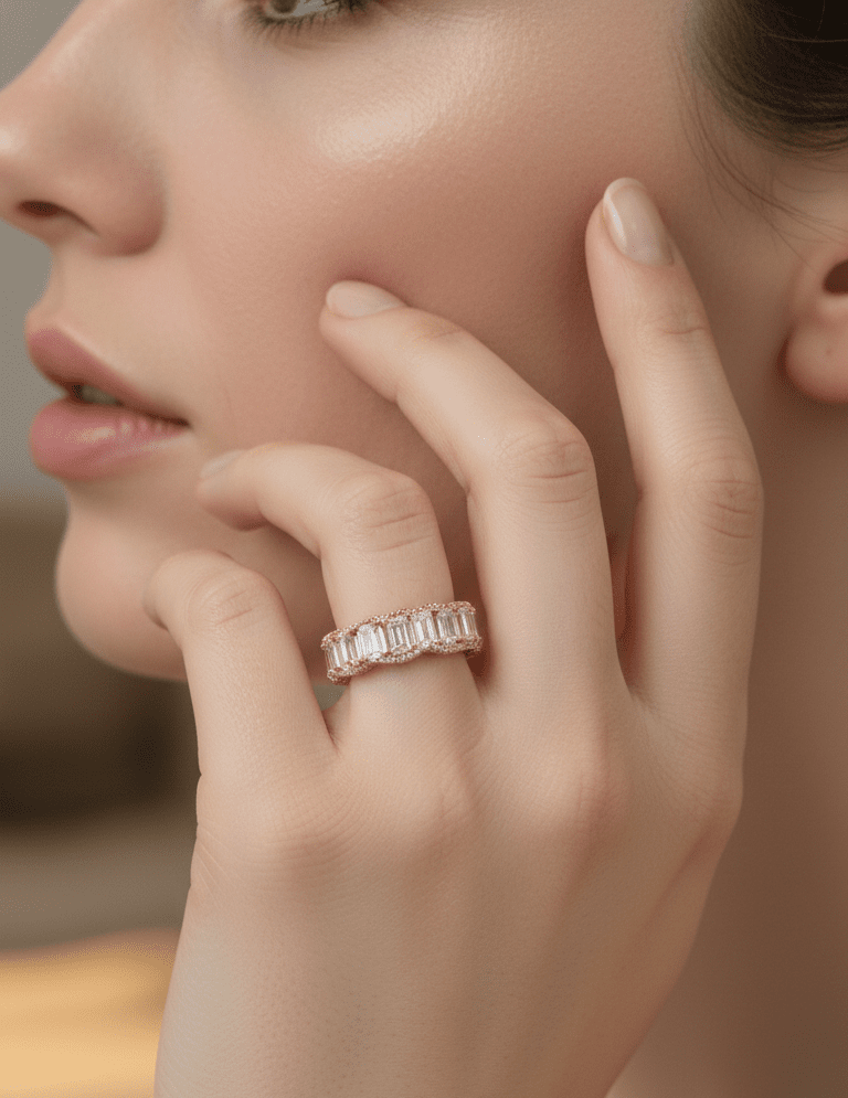 Silver Crown Edge Ring| RVRRR-29