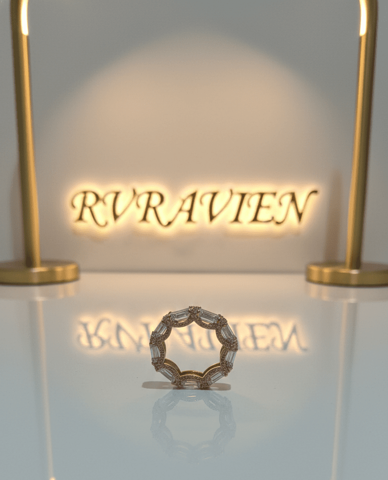 Silver Crown Edge Ring| RVRRR-29