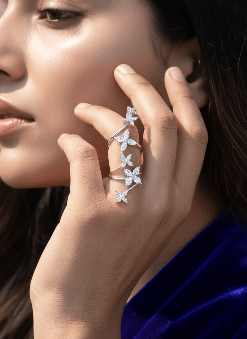 Silver Crown of Élysia Ring | RVR-7