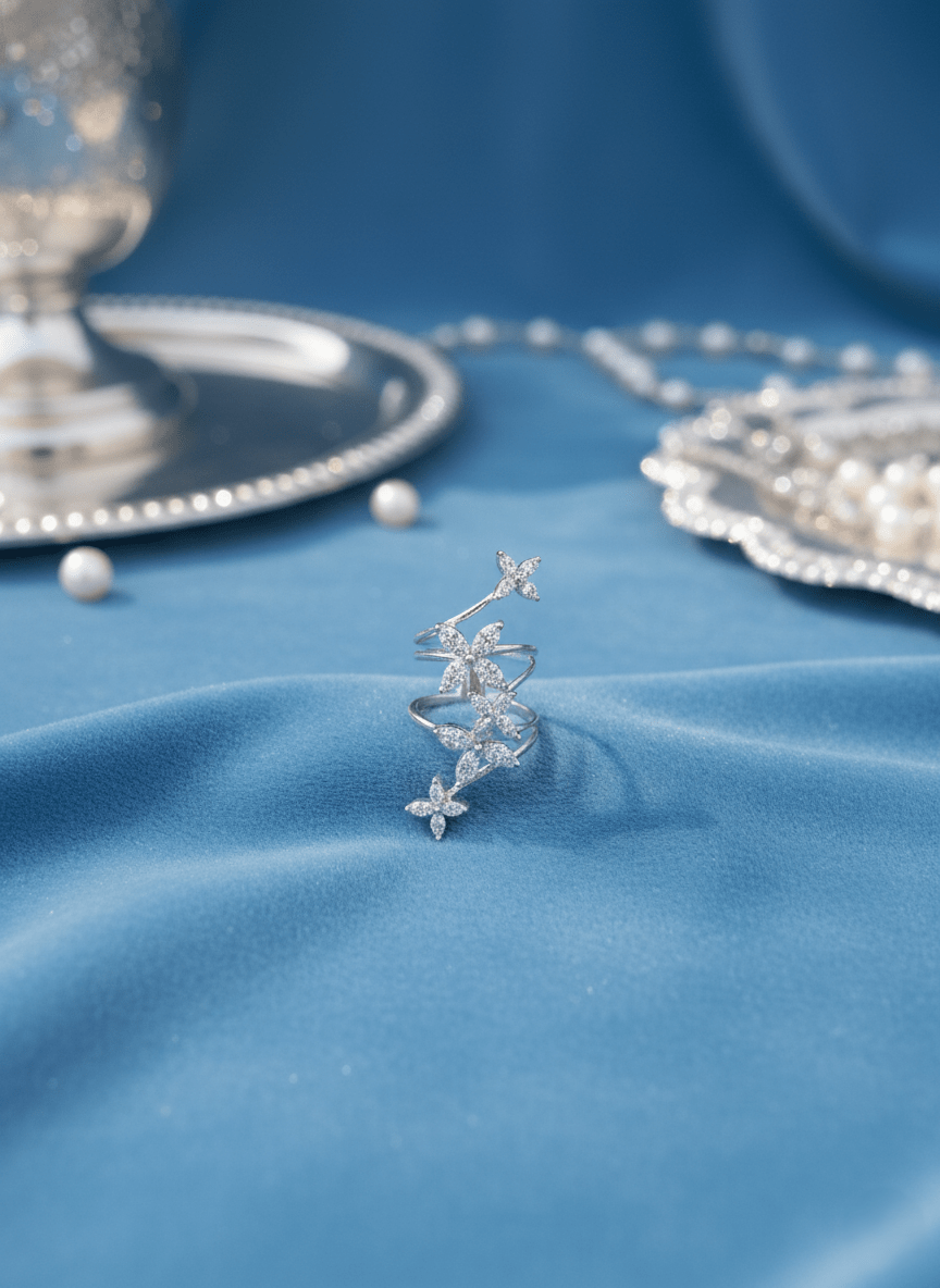 Silver Crown of Élysia Ring | RVR-7