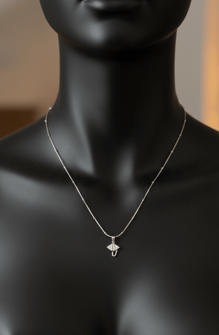 Silver Crowned Heritage Pendant | RP-16