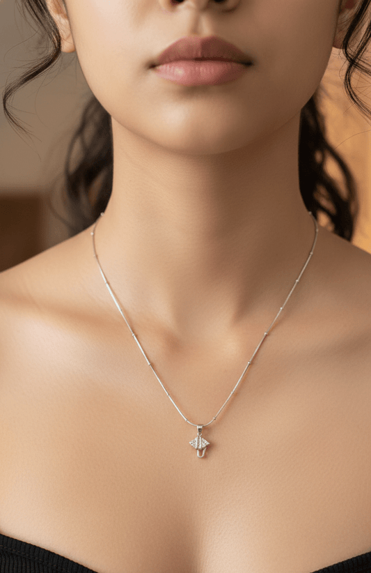 Silver Crowned Heritage Pendant | RP-16
