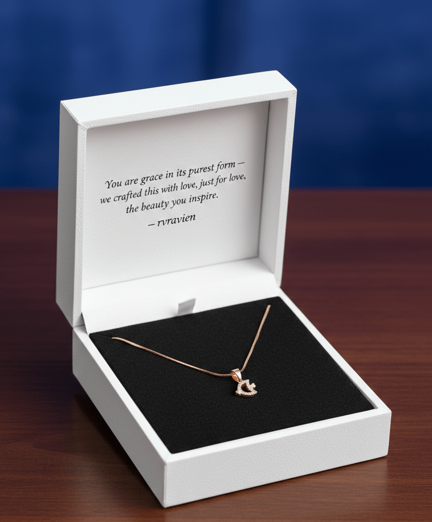 Silver Crystafly Descent Pendant|RG-14