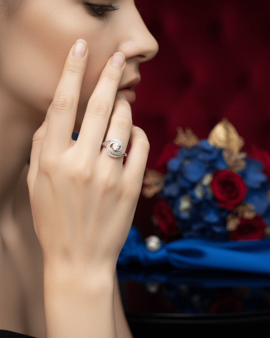 Silver Destiny Loop Ring| RVR-6