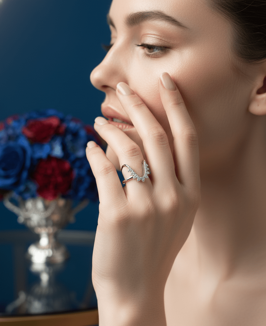 Silver Edge Ring| RVR-9