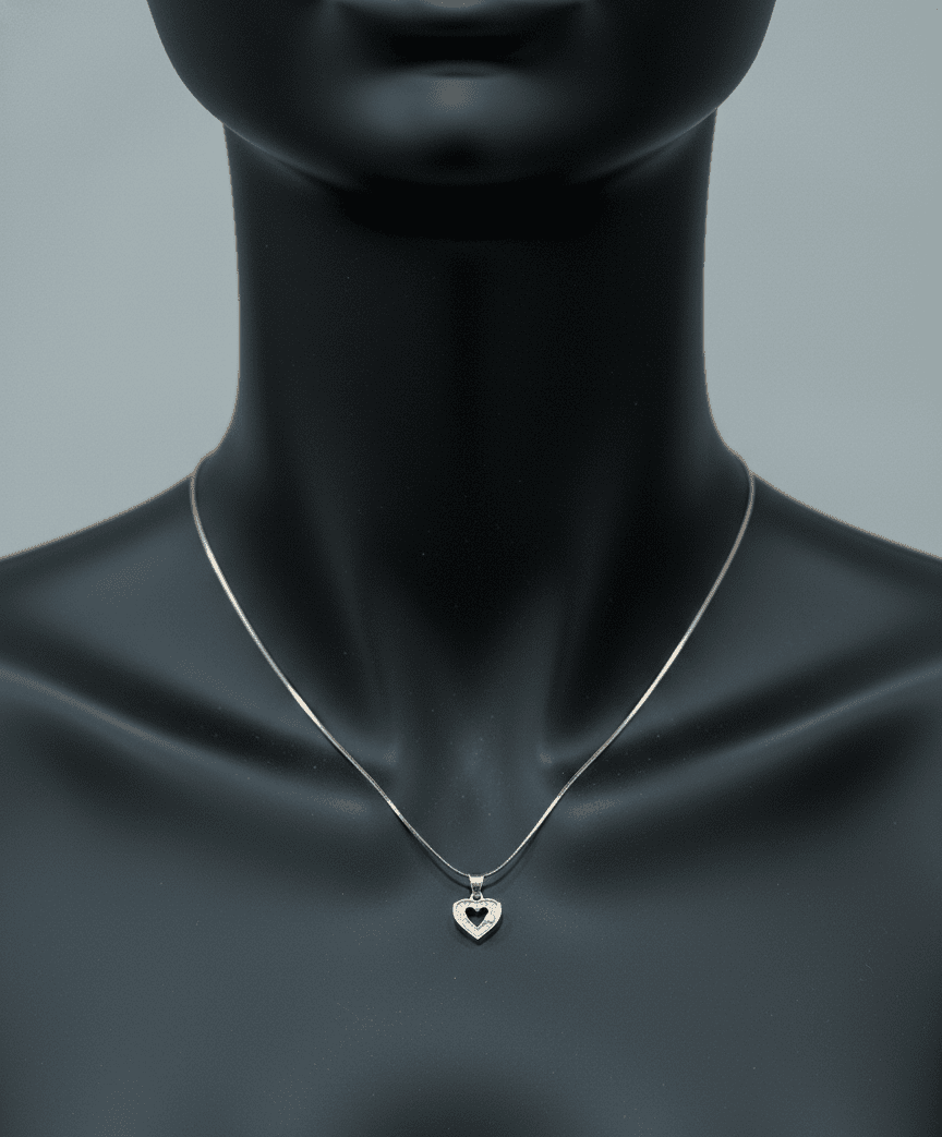 Silver Emerald Hush Pendant | RG-27