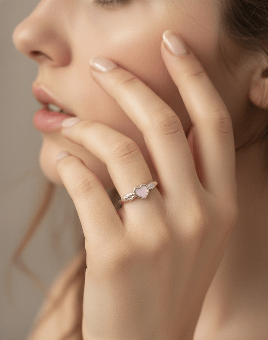 Silver Eternal Heart Ring | RVR-10