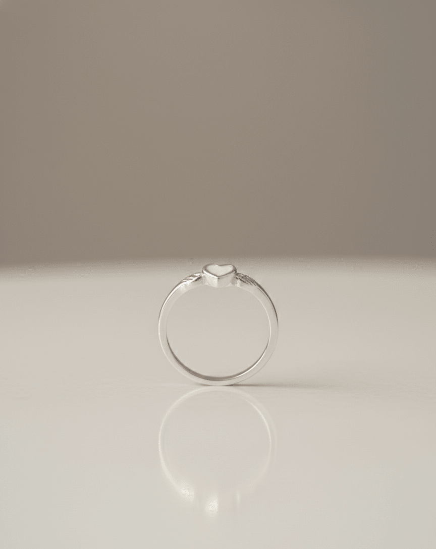 Silver Eternal Heart Ring | RVR-10