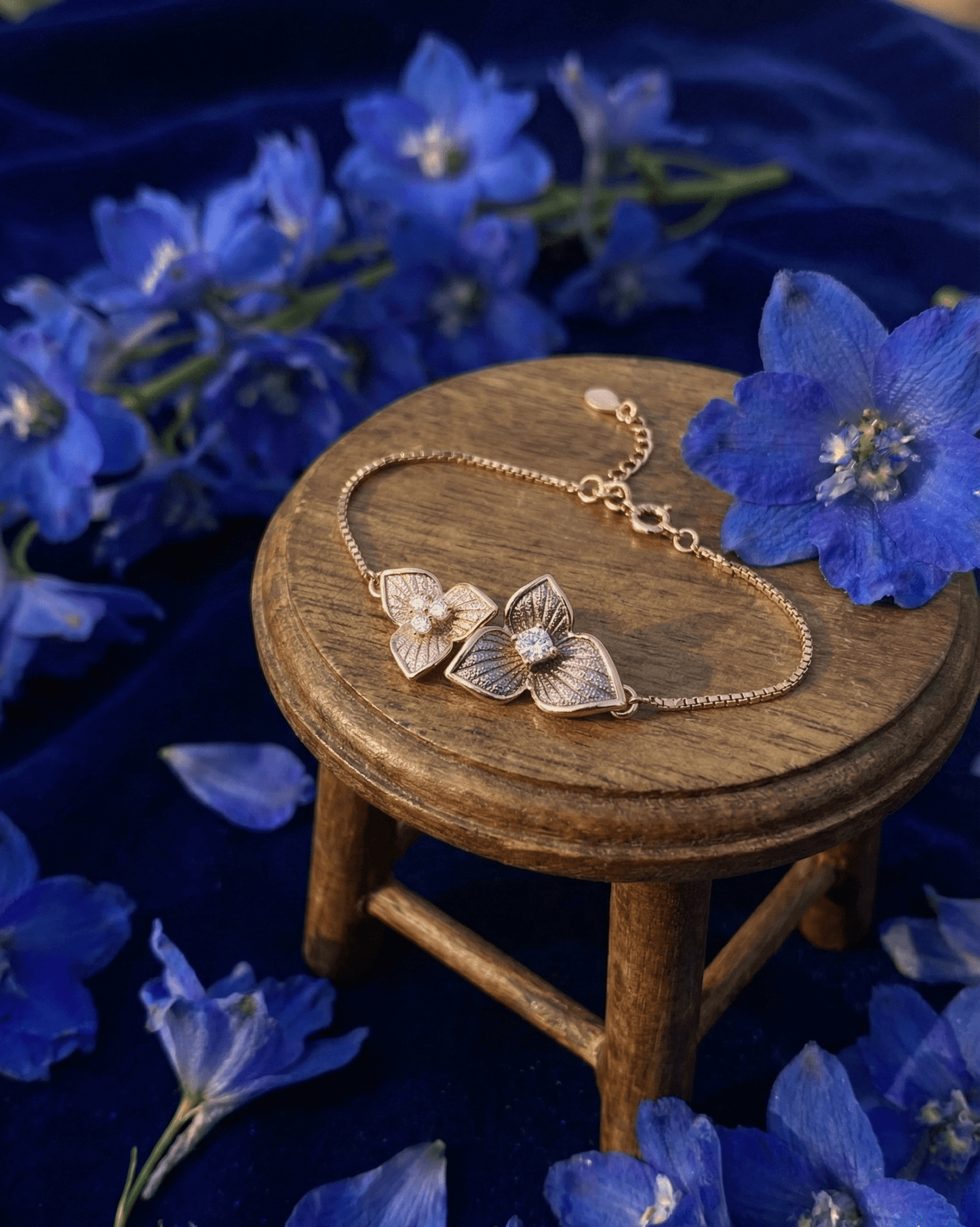 Rose Gold Petal Bracelet | RVB16