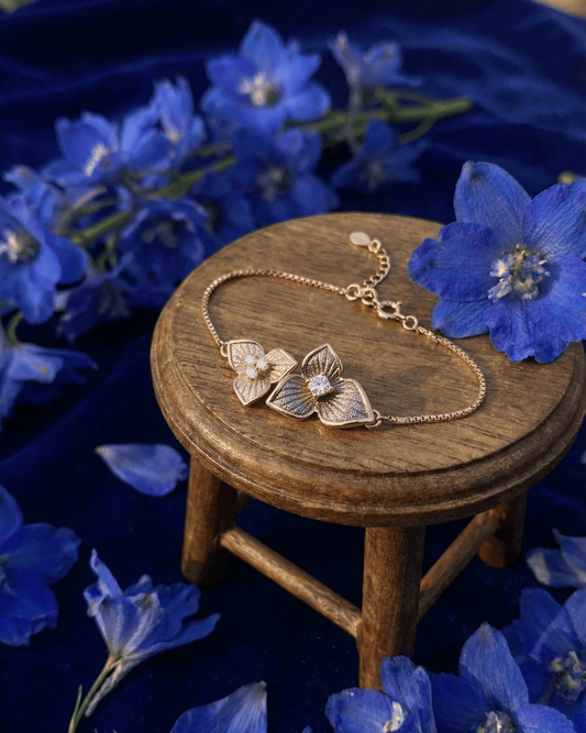 Rose Gold Petal Bracelet | RVB16