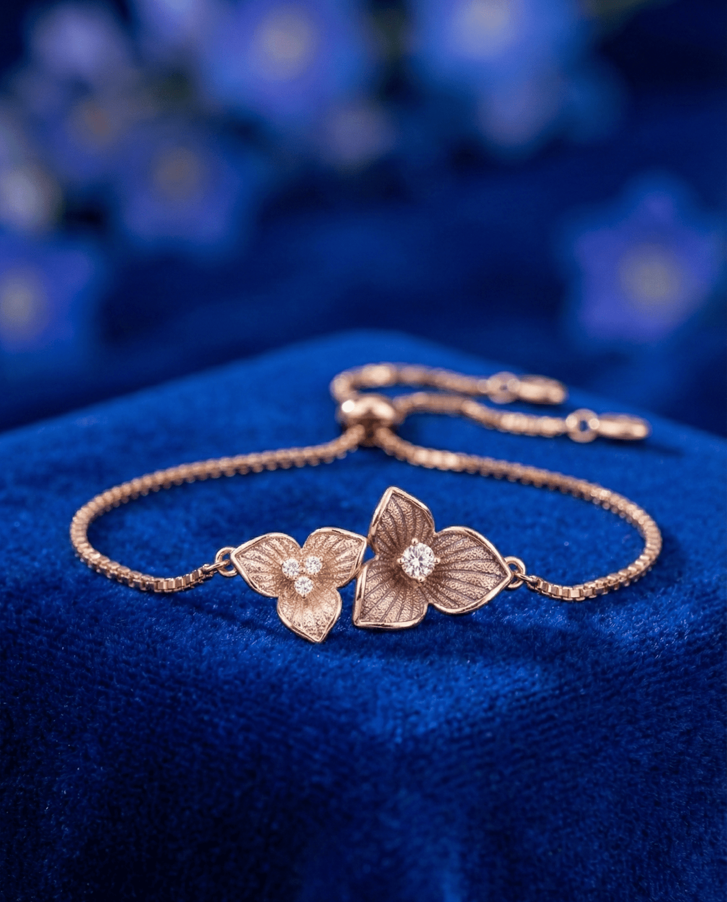 Rose Gold Petal Bracelet | RVB16