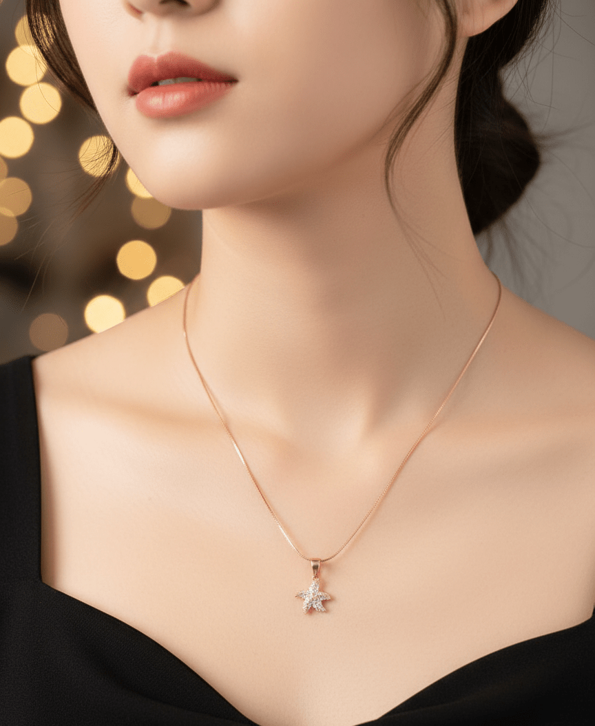 Silver Gardenelle Frost Pendant|RG-5