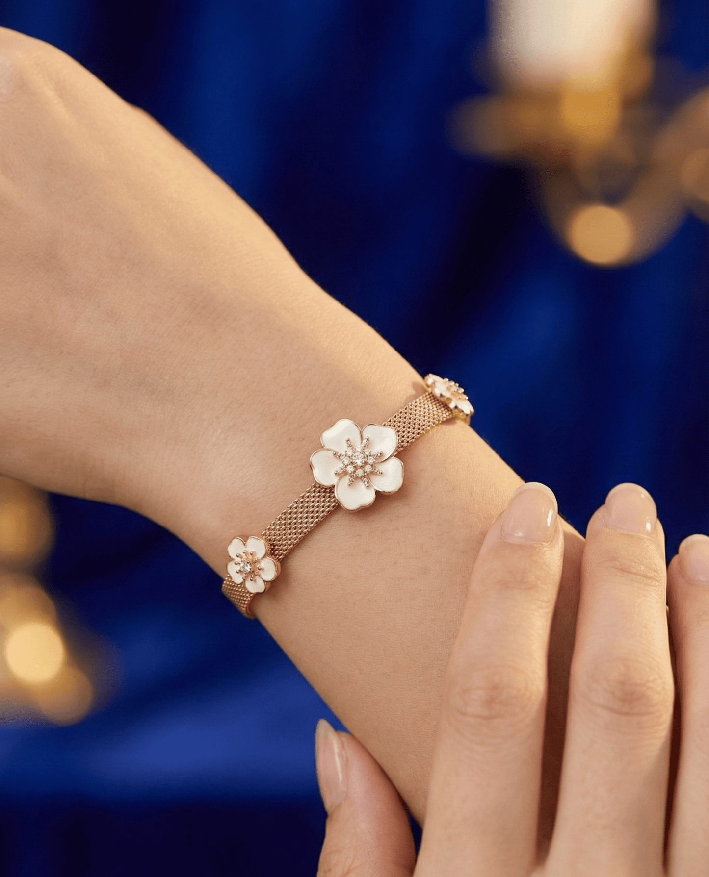 Rose Gold Meadow Bracelet | RVB14