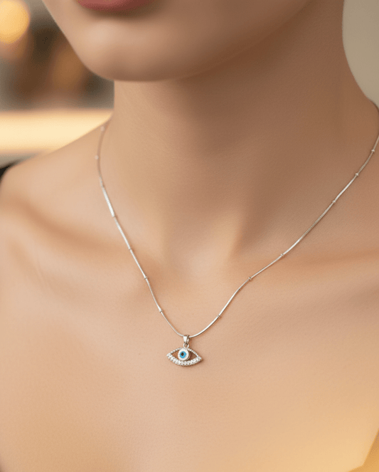 Silver Grace Halo Evil Eye |RV-7
