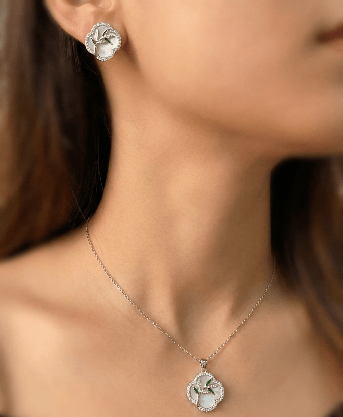 Silver Gracefall Set |RVS11