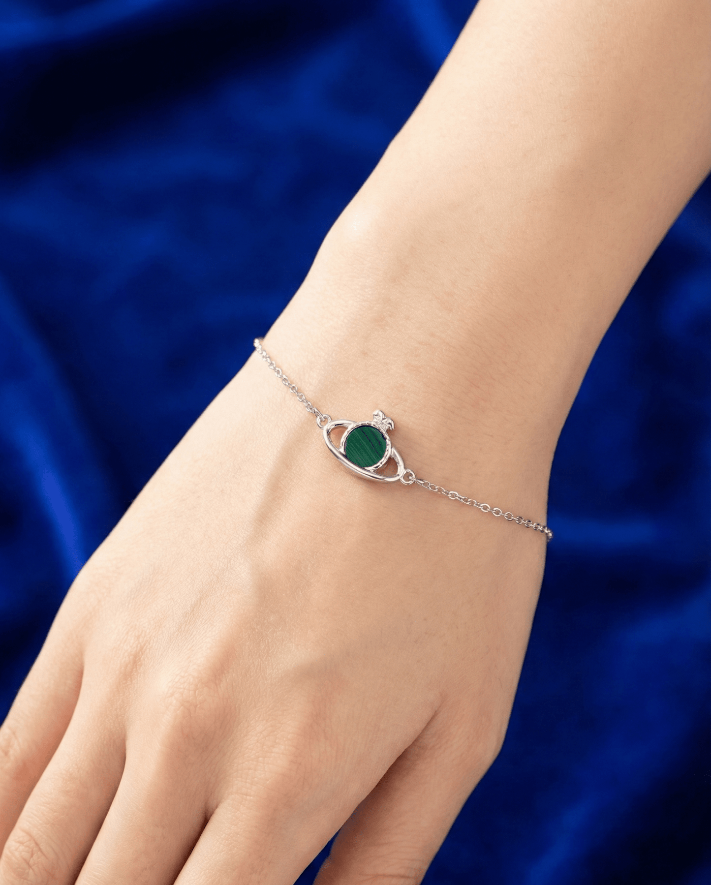 Silver Green Dream Queen Bracelet | RVB29