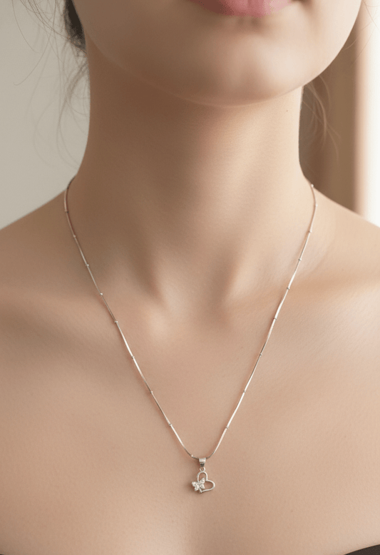 Silver Infinity Crest Pendant | RP-45