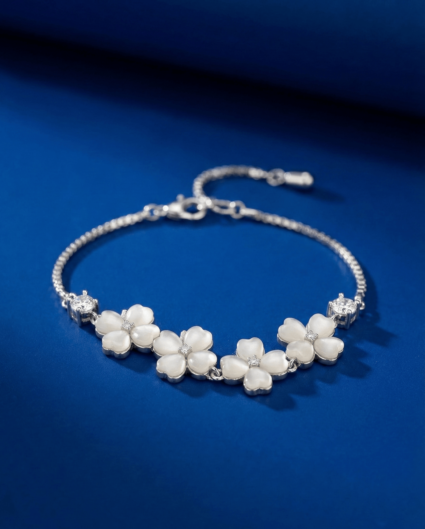 Silver Lunar Whisper Bracelet|RVB-44