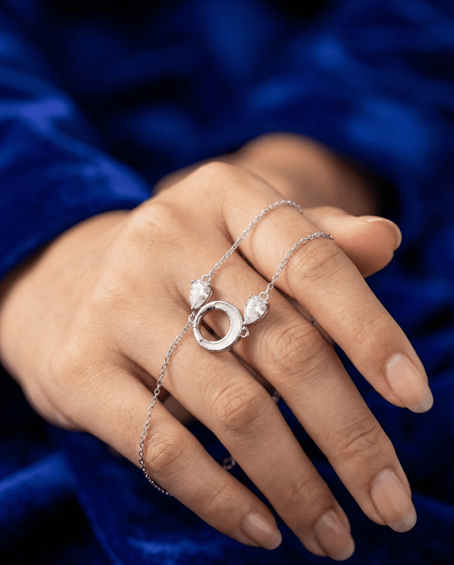 Silver Moon Petal Bracelet | RVB55