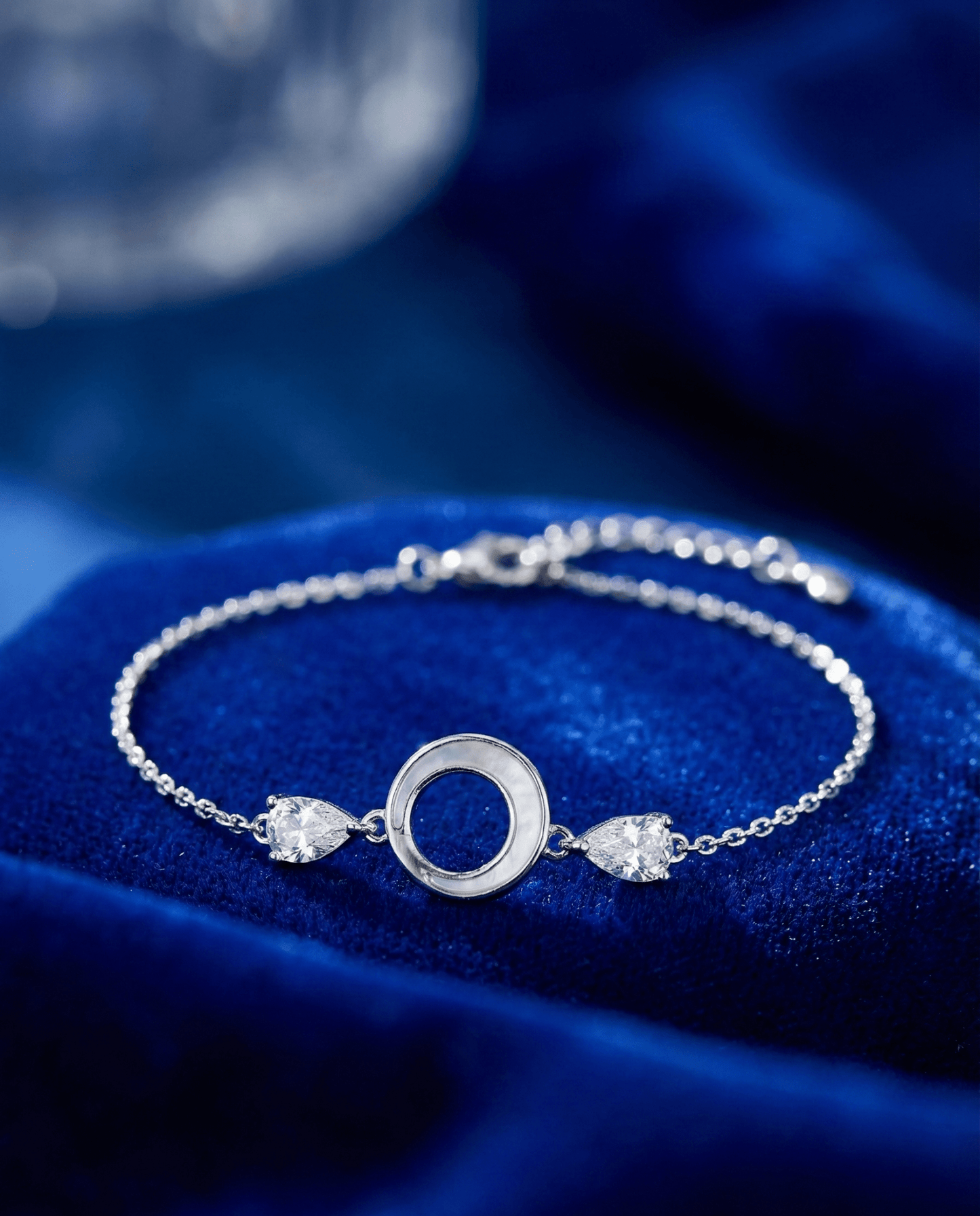 Silver Moon Petal Bracelet | RVB55