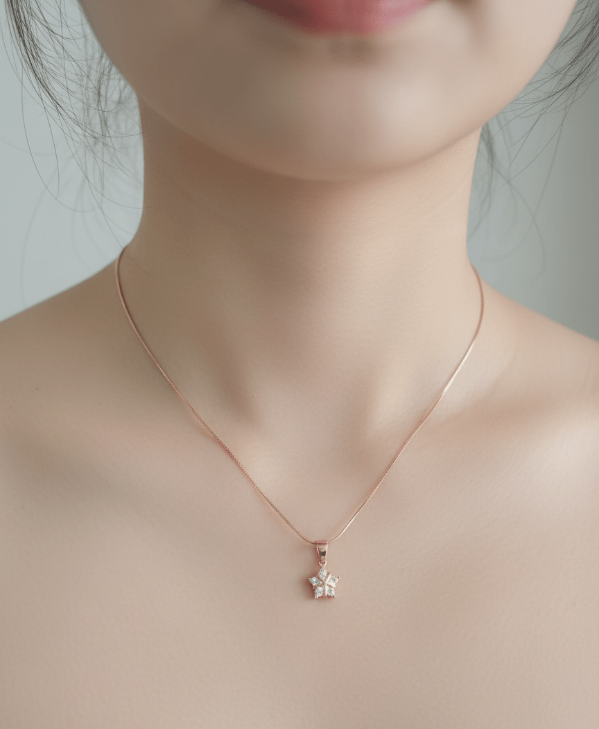 Silver Moonbloom Crest Pendant|RG-1