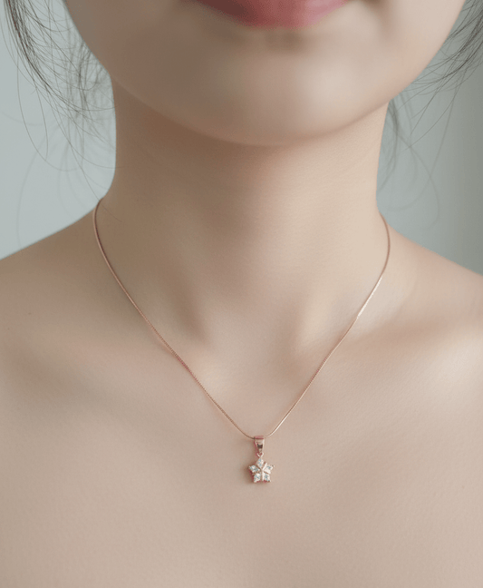 Silver Moonbloom Crest Pendant|RG-1