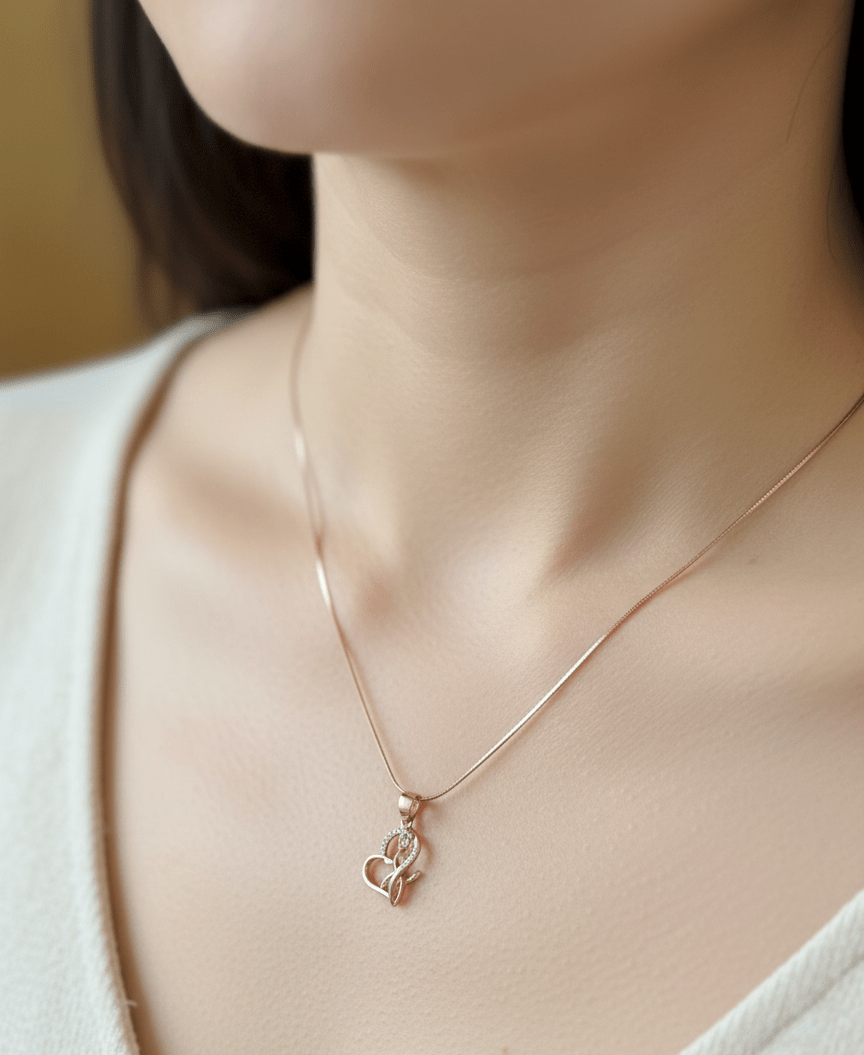 Silver Moonflare Grace Pendant | RG-37