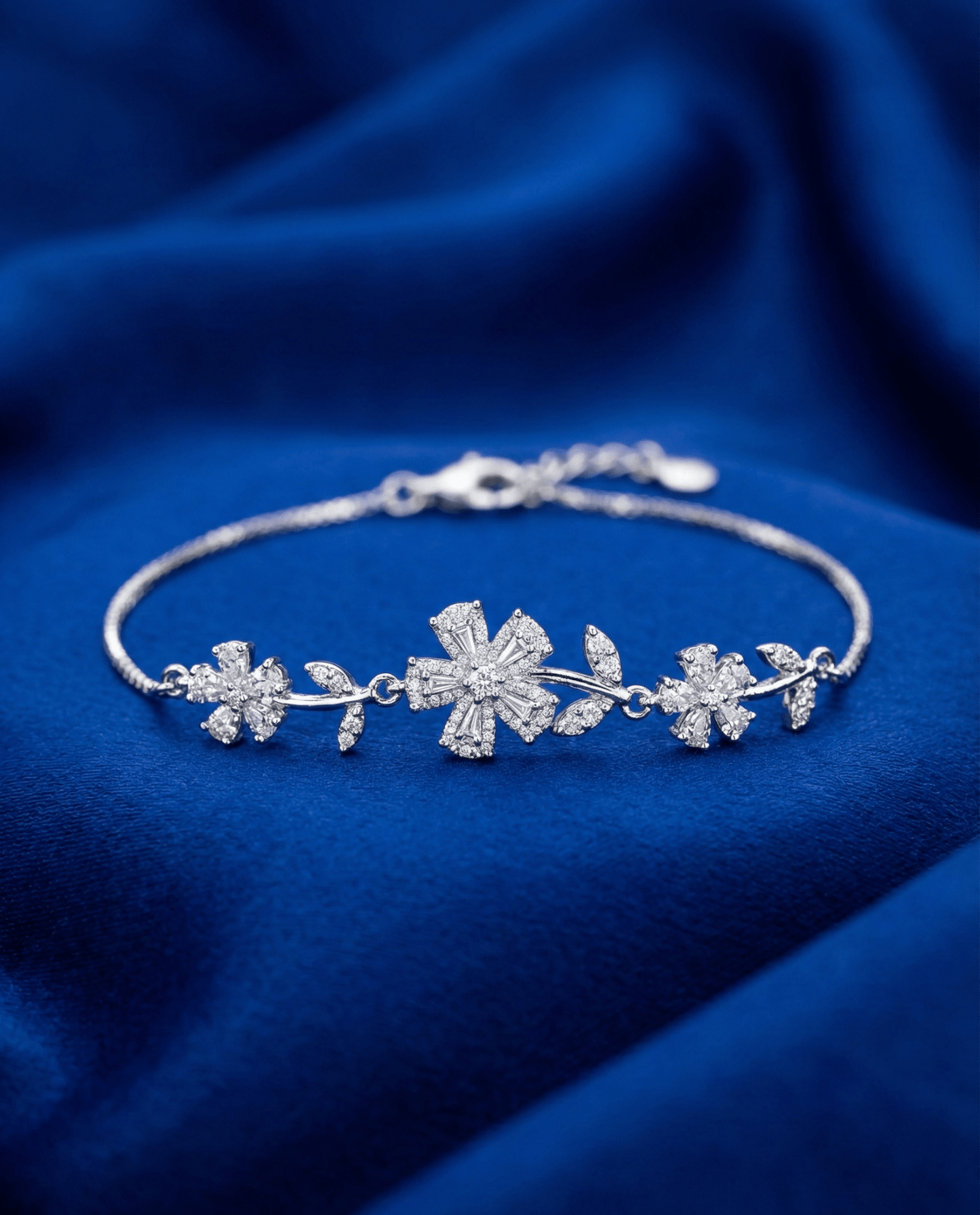 Silver Moonveil Luxe Bracelet|RVB-43