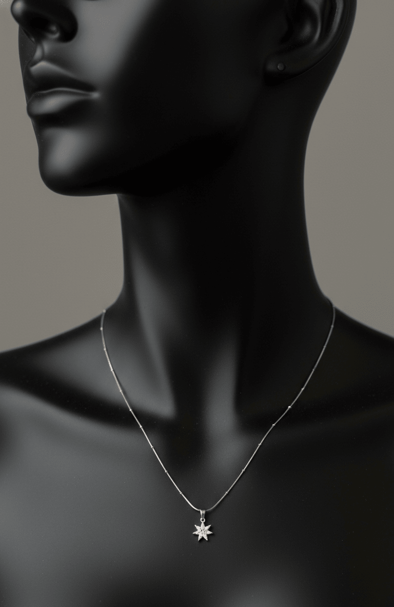 Silver Moonveil Pendant | RP-36