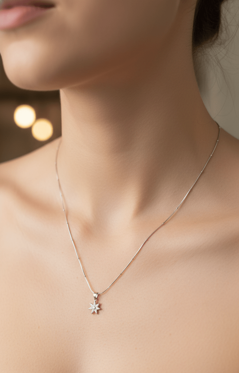 Silver Moonveil Pendant | RP-36