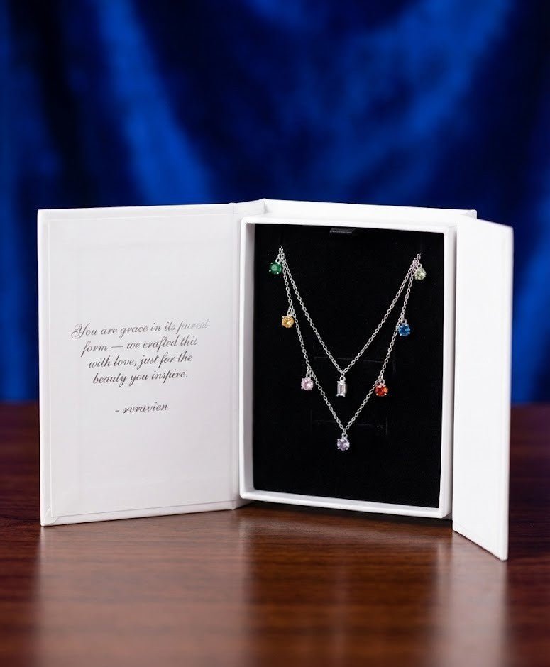 Silver Crystal Meadow Pendant | RVP-16