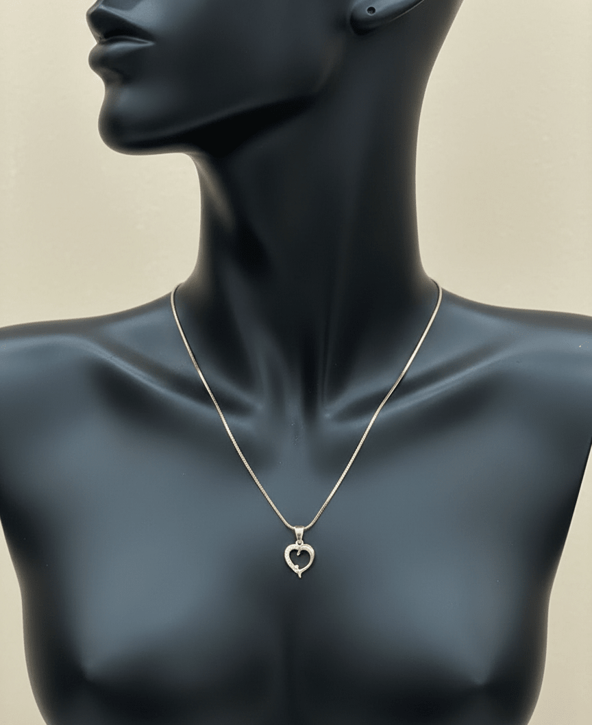 Silver Nightbloom Orchidée Pendant | RG-38