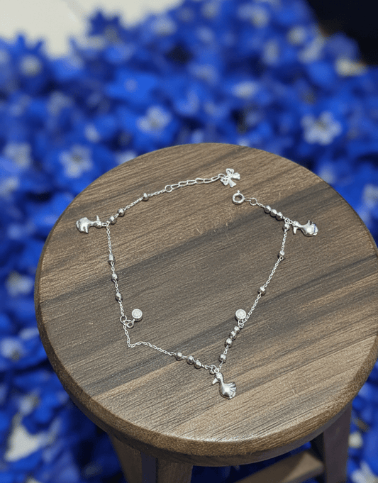 Silver Noble Arc Bracelet| RVB-22