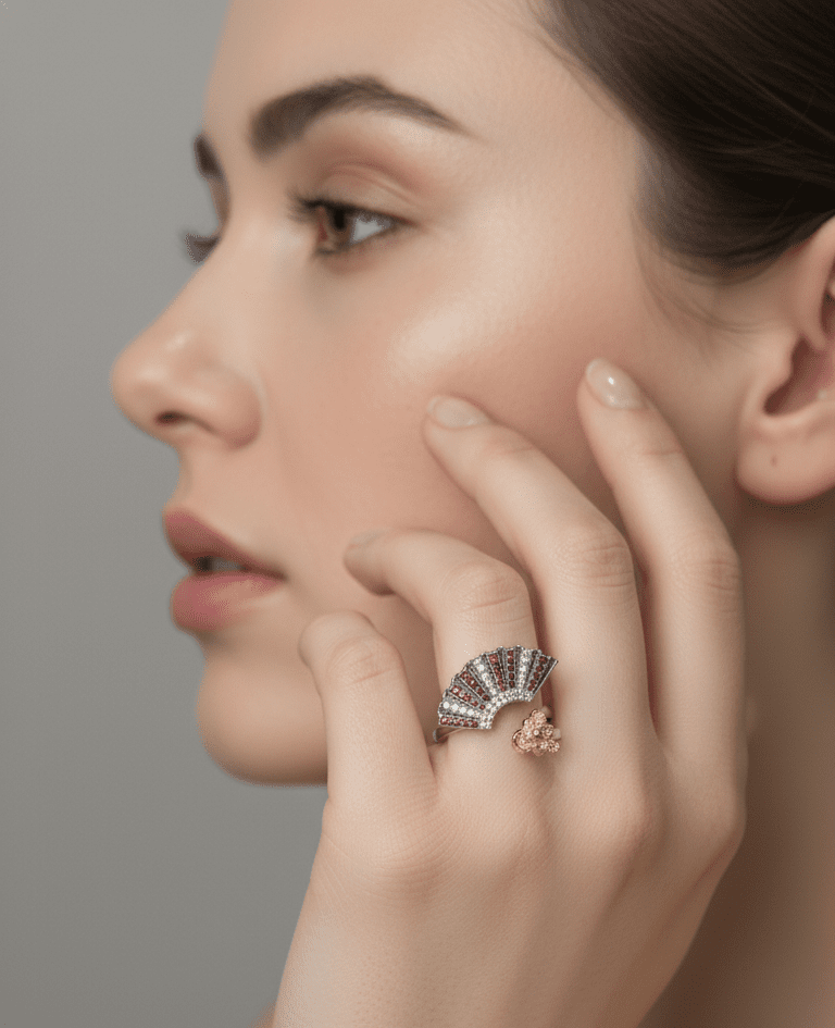 Silver Obsidian Ring| RVRRR-3