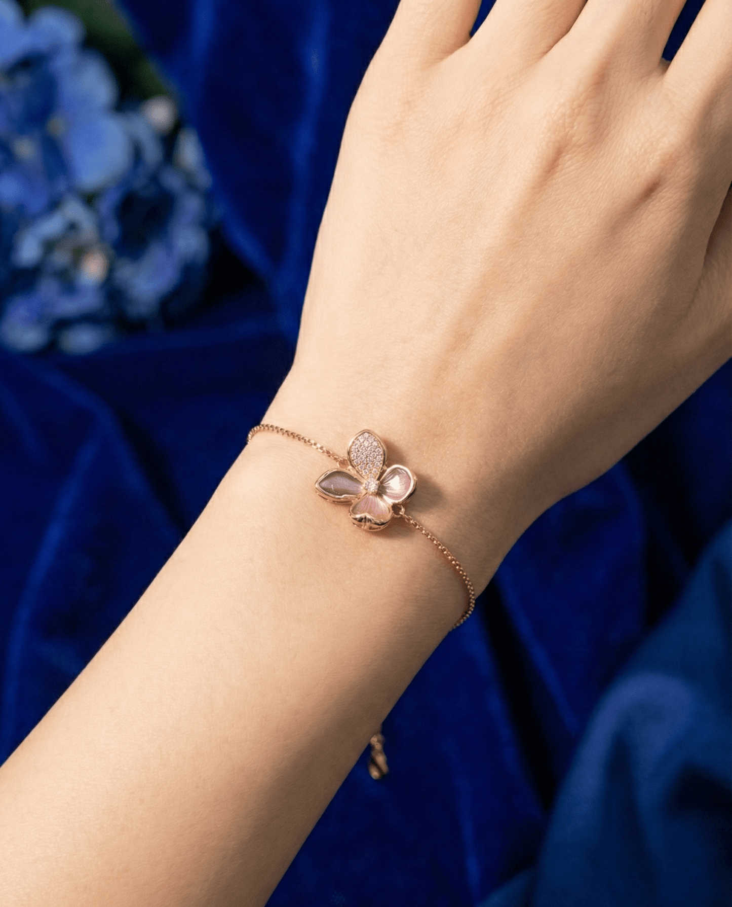 Silver Opaline Whisper Bracelet|RVB-7