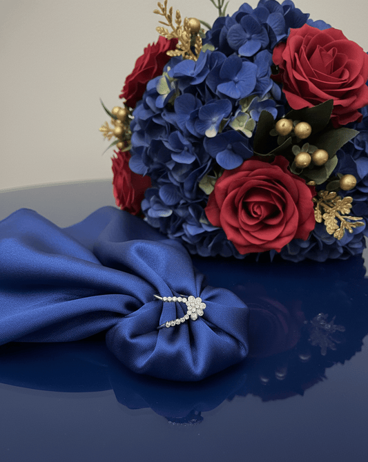 Silver Pearl Halo Ring| RVR-8