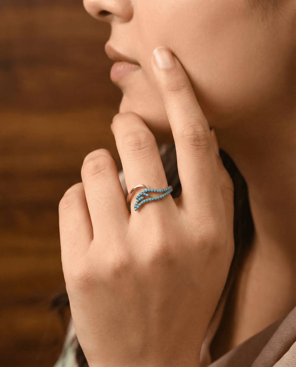 Silver Pearl Wingdream Ring | RVR-28