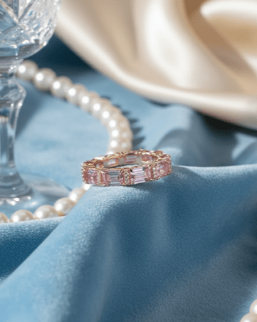 Silver Pink Rogue Ring| RVRRR-31