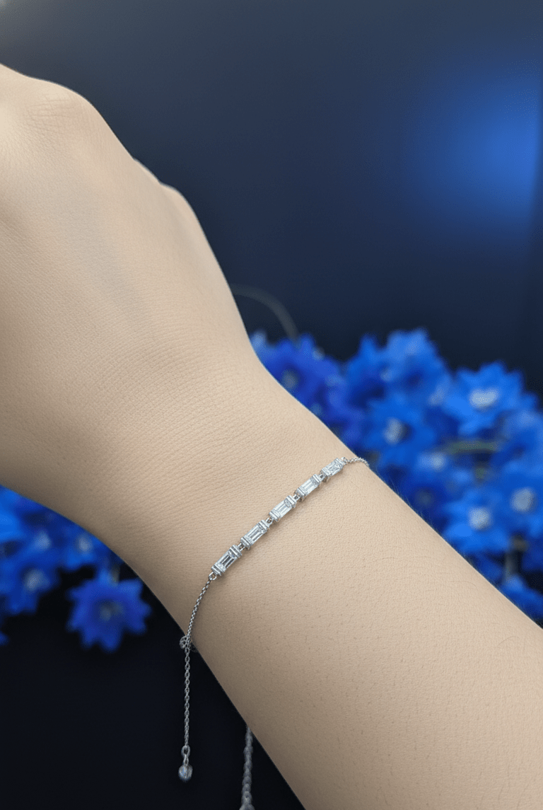 Silver Soft Gleam Bracelet| RVB-56