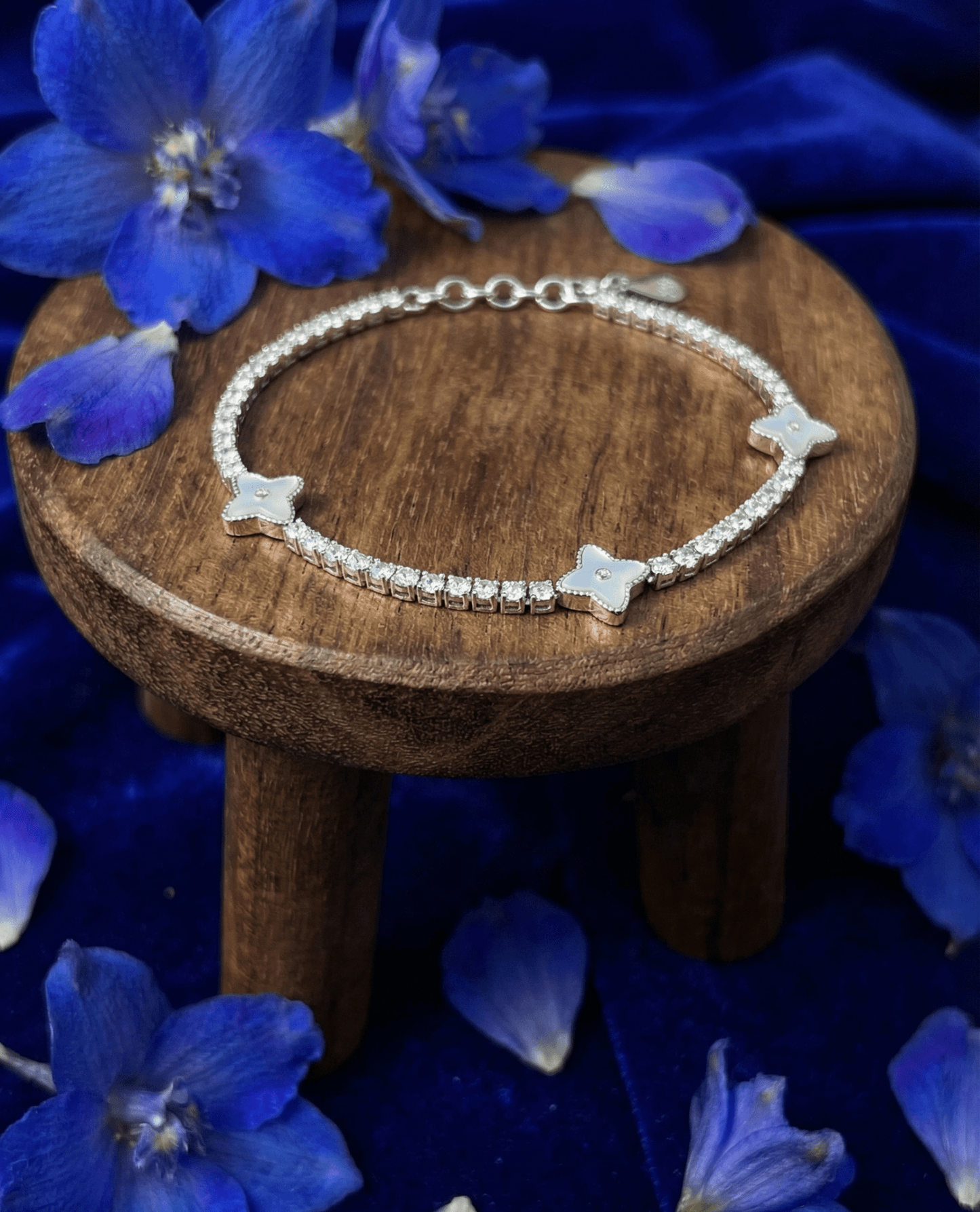 Silver Blooming Stars Bracelet |RVB34