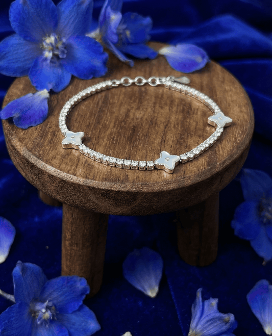 Silver Blooming Stars Bracelet |RVB34