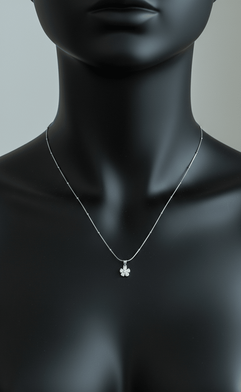 Silver Timeless Bloom Pendant | RP-23