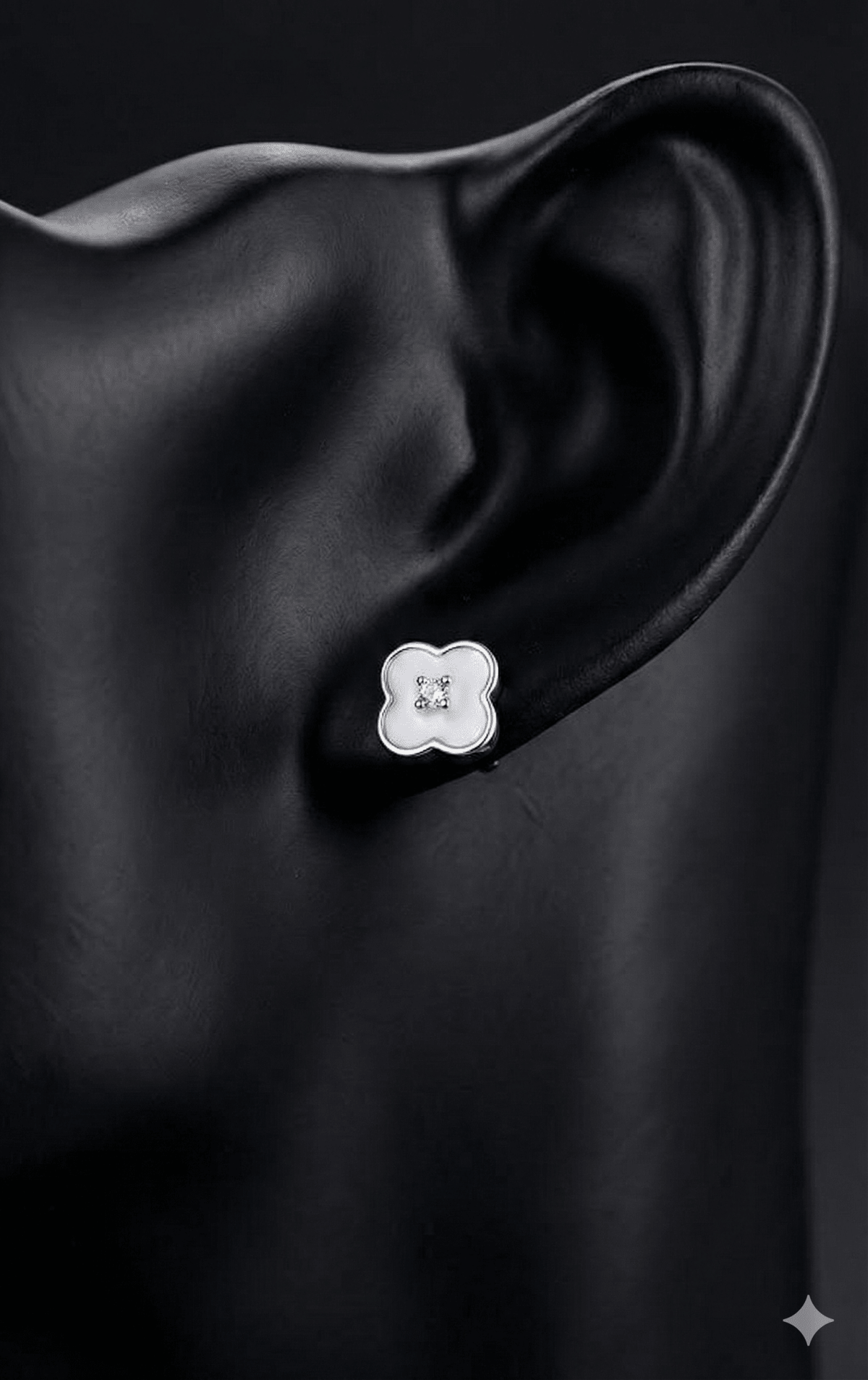 Silver Twilight Pearl Earrings | RVER-21