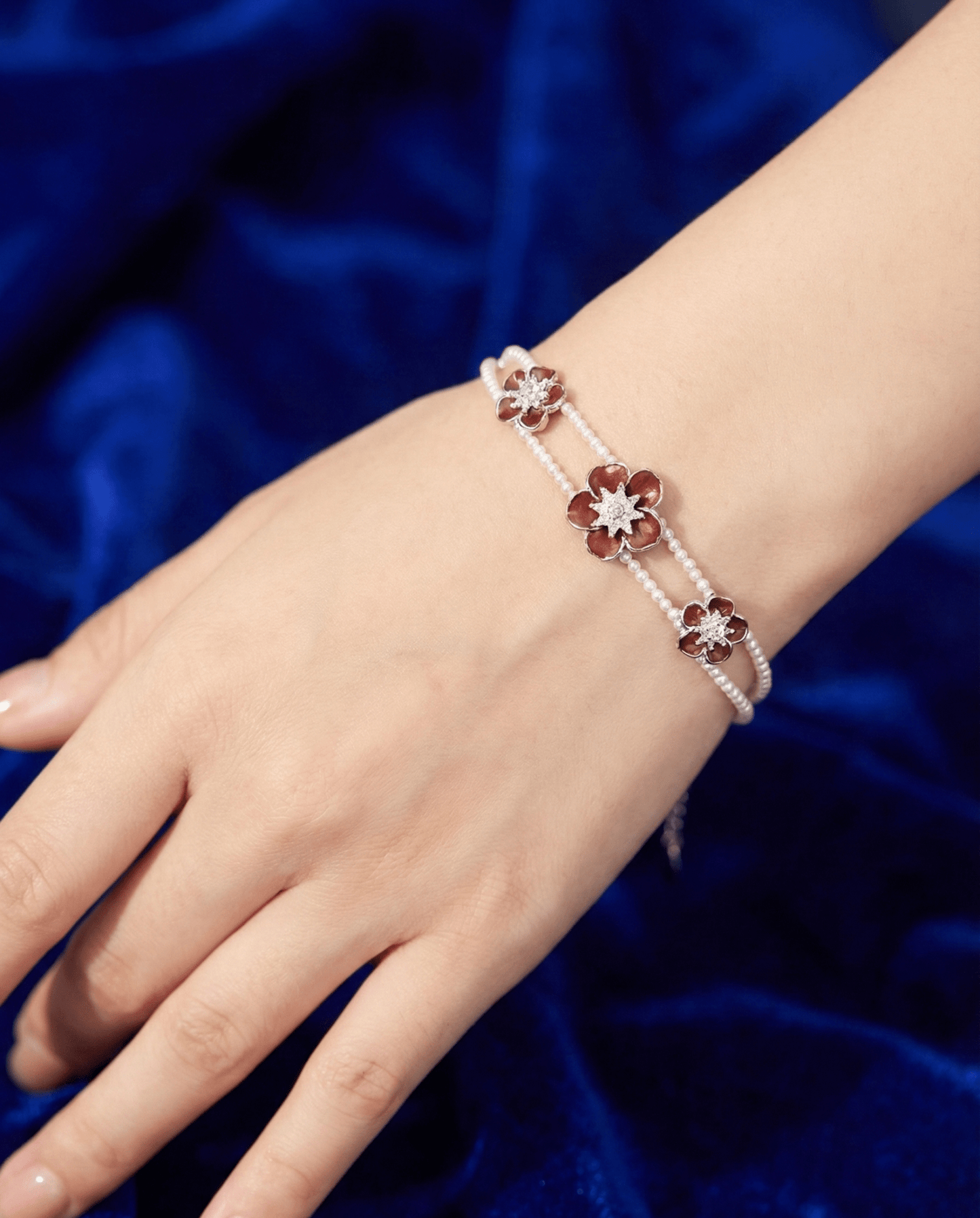 Silver Velvet Whisper Bracelet|RVB-12
