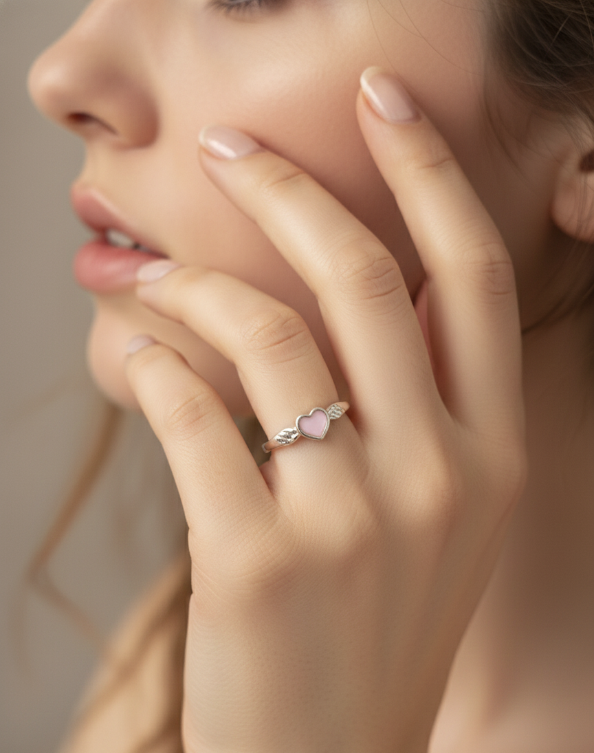 Silver Eternal Heart Ring | RVR-10